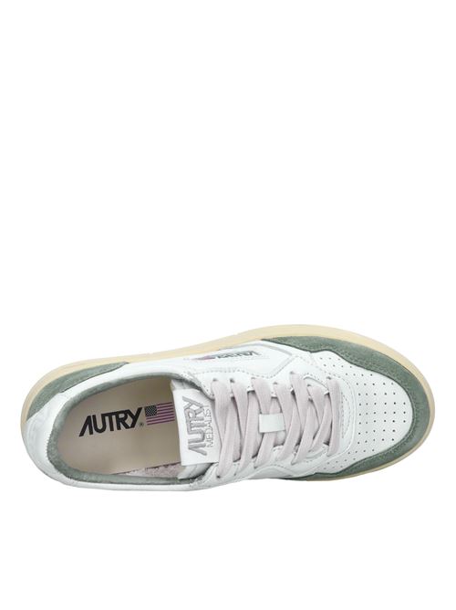 Sneakers in pelle AUTRY | AULW GS29BIANCO-VERDE